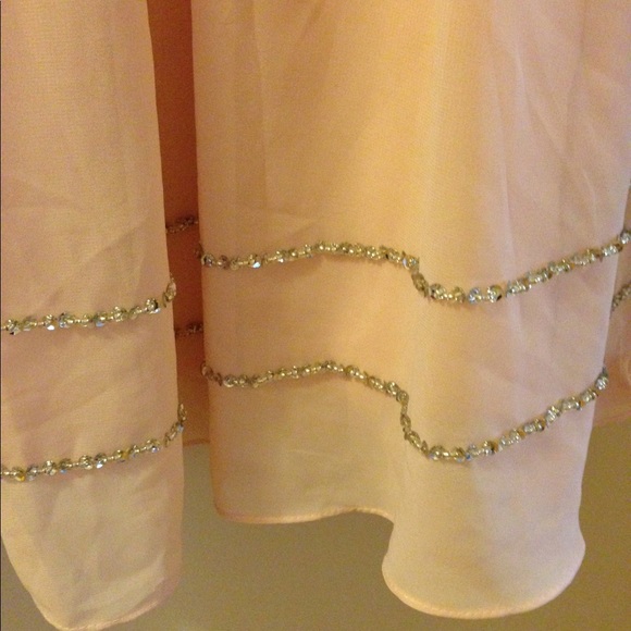 🌺pearl pink color,chiffon dress 🌺 - Picture 2 of 4